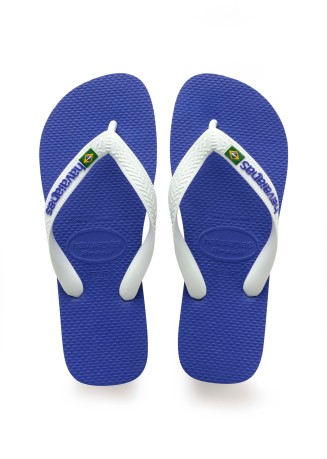 Flip-flops Brasil Logo blau