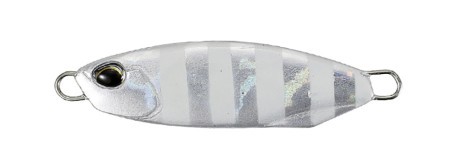 Artificial Arrastre de Metal Fundido Lento 15 gr blanco-plata