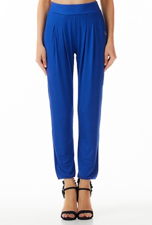 Pants Women Blue Jersey