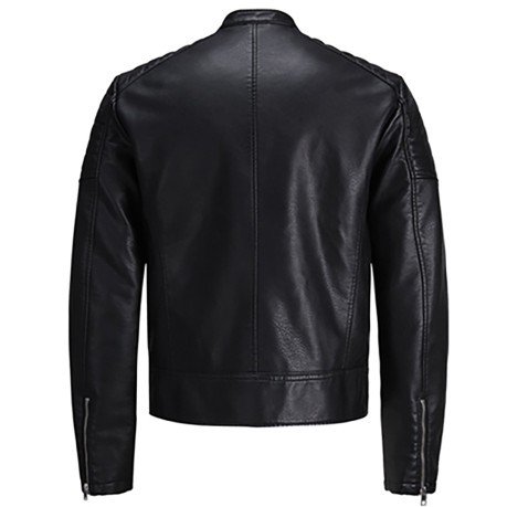 Jackets Man Eco Leather black