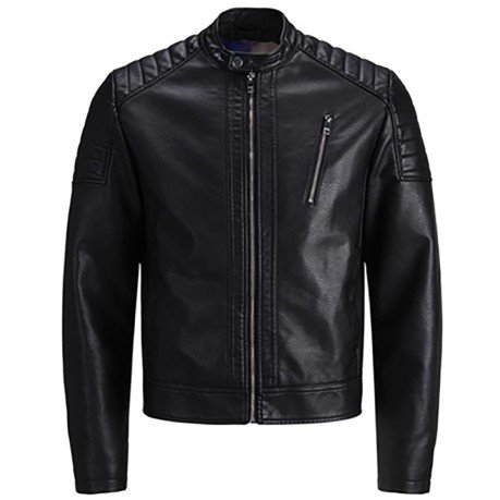Jackets Man Eco Leather black
