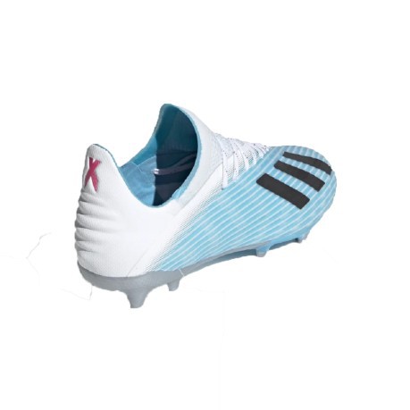 Botas de fútbol de Niño Adidas X 19.1 FG Cableados colore blanco - Adidas - SportIT.com