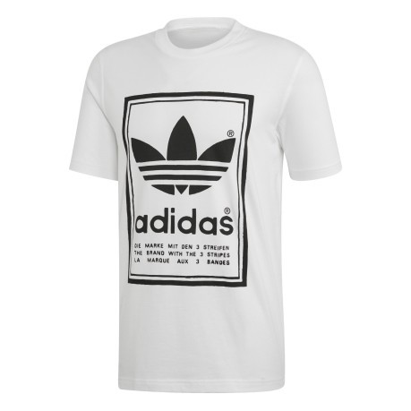 A la meditación Fácil de leer Motear T-Shirt Herren Vintage colore weiß - Adidas Originals - SportIT.com