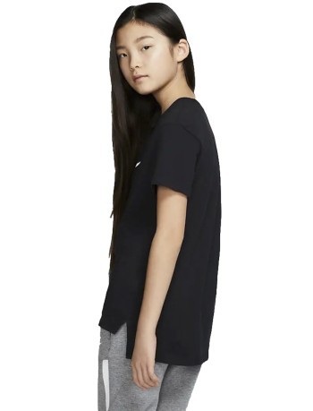 Junior T-Shirt Sportswear schwarz weiß