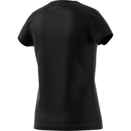 Junior T-Shirt Essential Linear Vorderseite Schwarz-Weiß