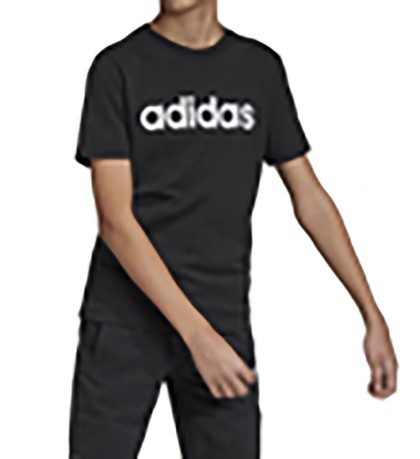 Junior T-Shirt Essentials Linear Logo Auf Der Vorderseite-Weiß
