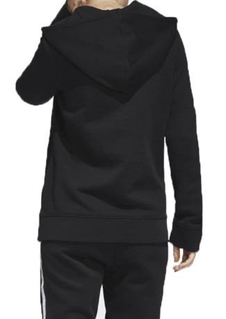 Sweatshirt Women Hoodie Trefoil Front Black