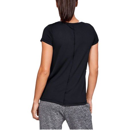 T-Shirt HeatGear Armour black at the front