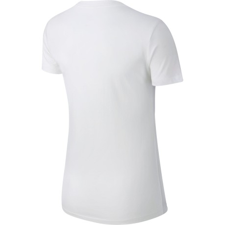 T-Shirt ropa de deporte blanco en frente de