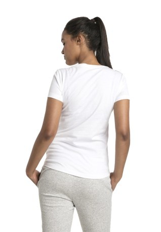 T-Shirt Mujer Essentials, negro, blanco