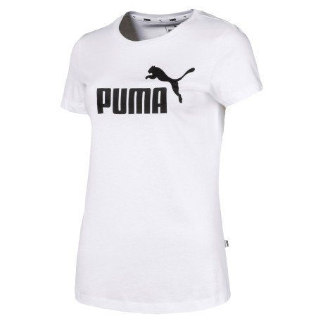 T-Shirt Donna Essentials bianco nero