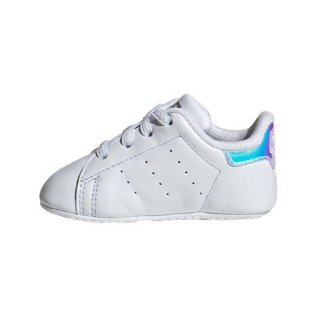 Shoe Baby Stan Smith White Side-Silver