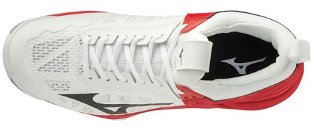 Scarpa Donna Wawe Momentum Laterale Bianco-Rosso 