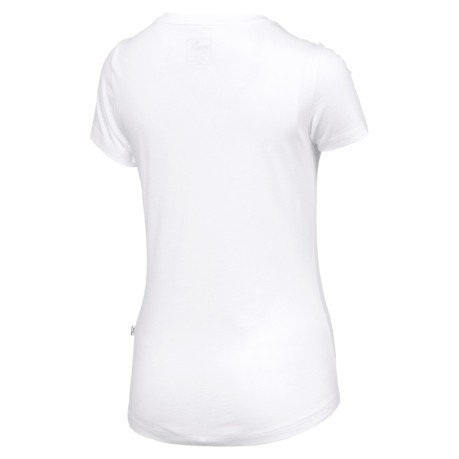 T-Shirt Donna Essentials bianco nero