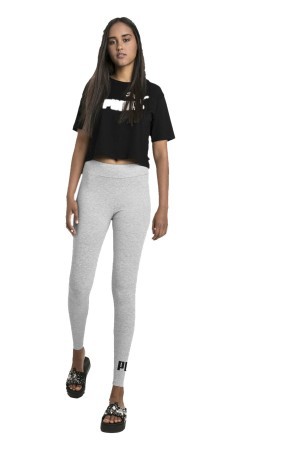 T-Shirt Donna Cropped Essential+ nero