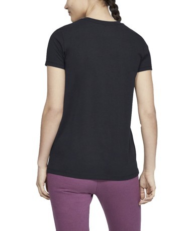 T-Shirt Sportstyle Classic Crew black at the front
