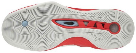 Scarpa Donna Wawe Momentum Laterale Bianco-Rosso 