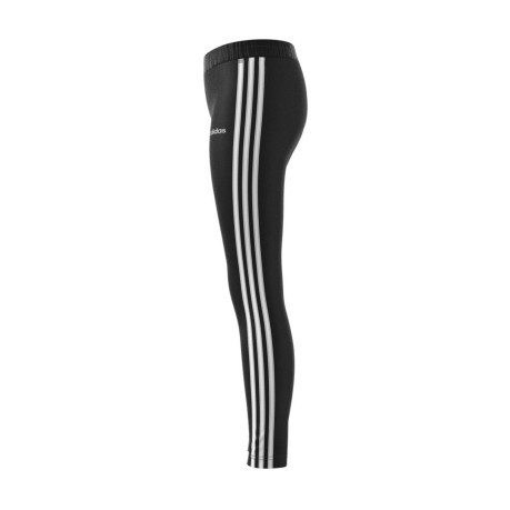 Leggings Esencial Junior 3-Rayas De Adidas Frontal Negro