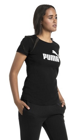 T-Shirt Femme Essentials noir blanc