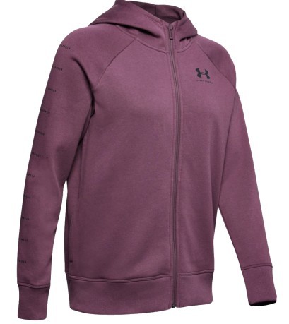 Sweatshirt Women's Rival Sportstyle Graphic Full Zip purple front