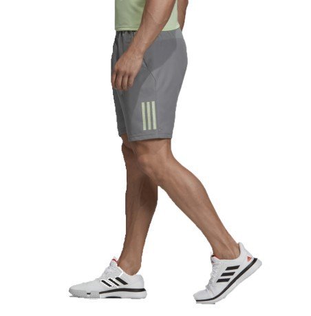 Shorts Mens 3 Stripes On The Club Front, Grey-Green