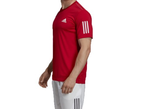 Men's T-Shirt 3Stripes Club Front Red