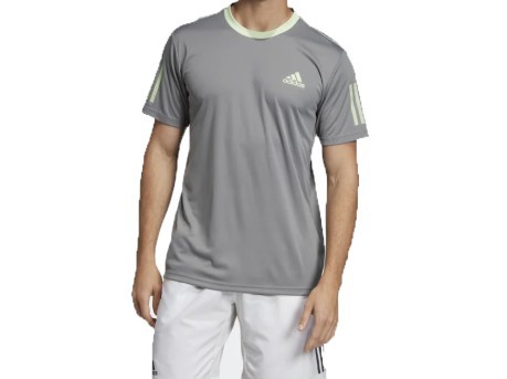 T-Shirt 3Stripes Club Front Grau-Grün