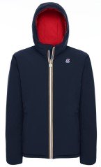 Giacca Bambino Jacques Warm Double Reverse Frontale Blu-Rosso