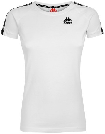 Camiseta De Mujer De La Banda De Apan Frente Blanco-Negro