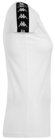 T-Shirt Donna Banda Apan Frontale Bianco-Nero