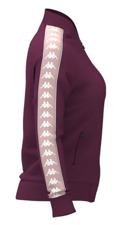 Sudadera De Mujer Womber Frente-De Color Rosa-Púrpura