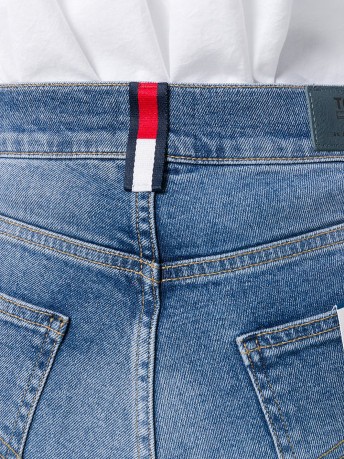 Damen Jeans High Rise Slim Lizzy L. 30 Front Blau