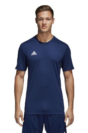 T-Shirt mens Training Core 18 BTS blue white in front of