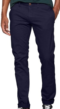 Pantalones de Hombre TJW Esencial Slim Chino Frente Azul