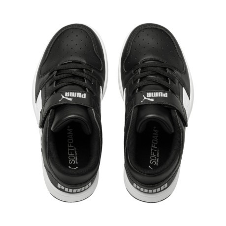 Chaussures Junior Rebond de Pose, de Faibles PS noir blanc