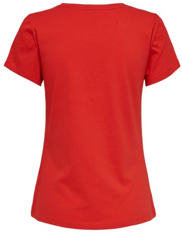 T-Shirt Donna Pacey Lecca Lecca Frontale Rosso 