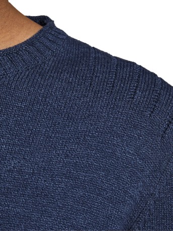 Pullover uomo a maglia blu 