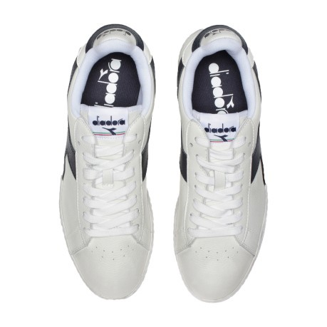 Unisex shoes Game L Low waxed paper white blue