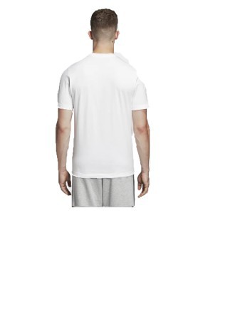 T-Shirt Essentials Linéaire Logo blanc blanc