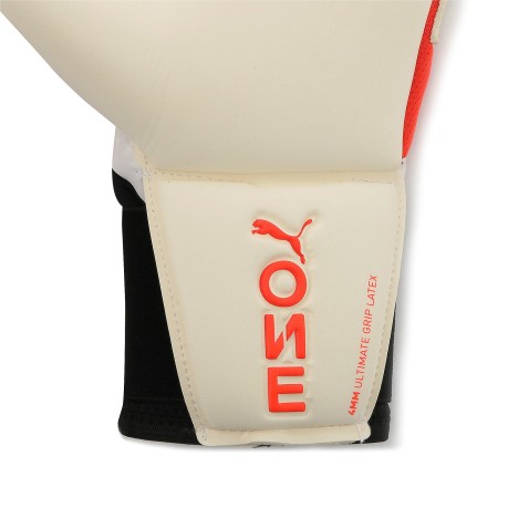 Goalkeeper gloves On Grip 1 Pro Hybrid black red
