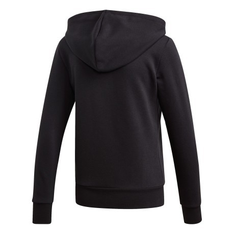 Sudadera Esencial Lineal Full Zip Fleece Sudadera con capucha negro