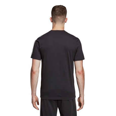 T-Shirt Essential 3 Stripes schwarz