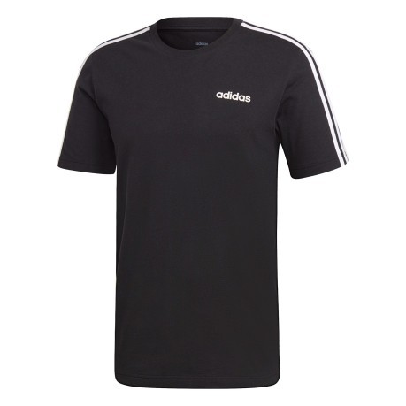T-Shirt Essential 3 Stripes schwarz