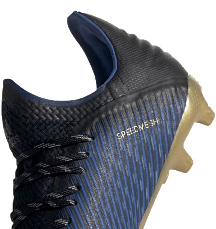 Scarpe Calcio Bambino Adidas X 19.1 FG Input Code nero oro