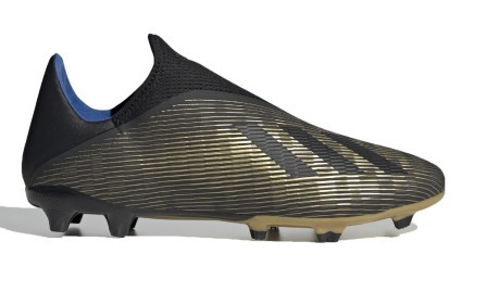 Fußball schuhe Adidas X 19.3 Firm Ground schwarz gold