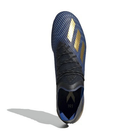 Botas de fútbol Adidas X 19.1 FG Código de la Entrada de oro negro