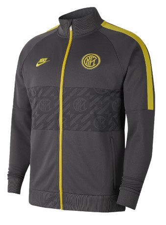 Sweat-shirt Nike Inter I96 gris jaune