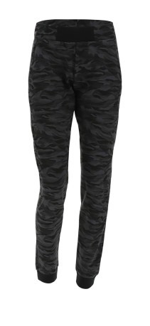 Pantaloni Donna Camouflage Basic fantasia nero