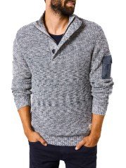 Sweater Man Chunky-Knit-grey