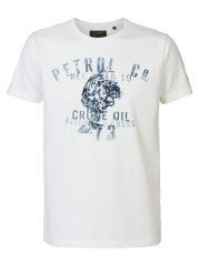 T-shirt Uomo con Stampa Tigre